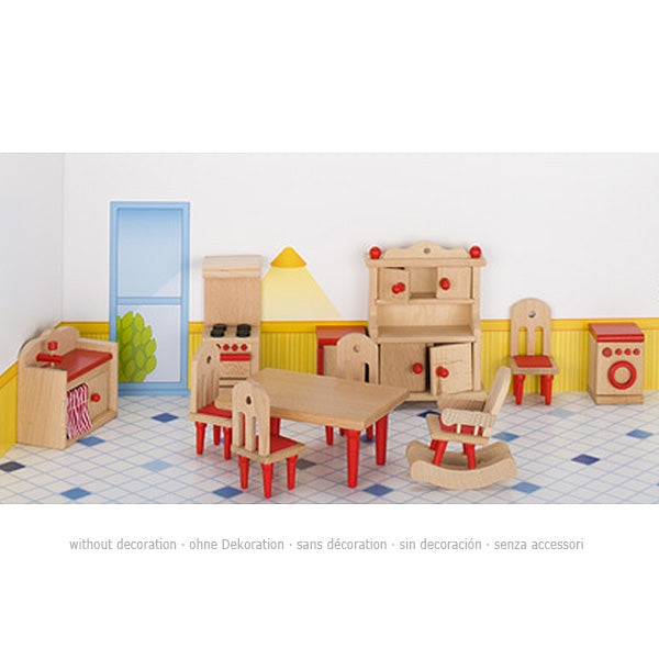 Furniture for flexible puppets, kitchen