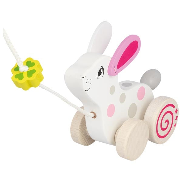 Pull-along animal, rabbit