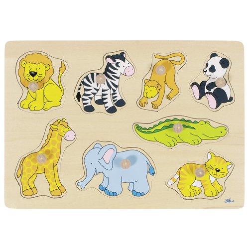 Zoo animals, lift-out puzzle