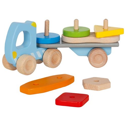 Truck with stacking freight
