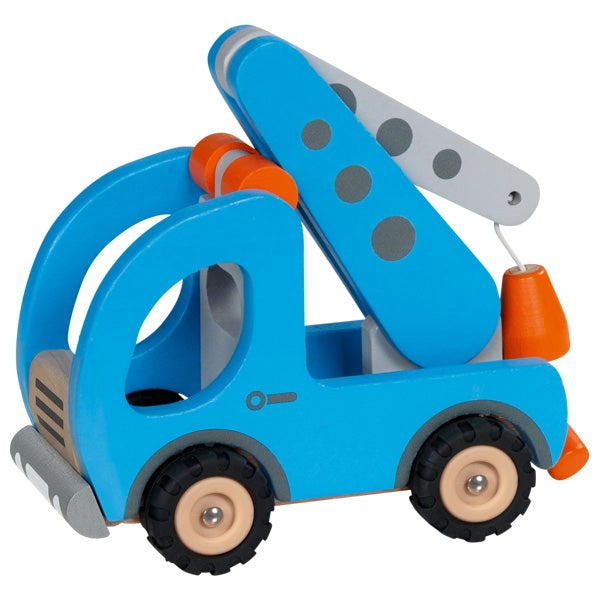 Mobile crane with trailer