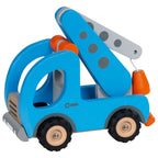 Mobile crane with trailer