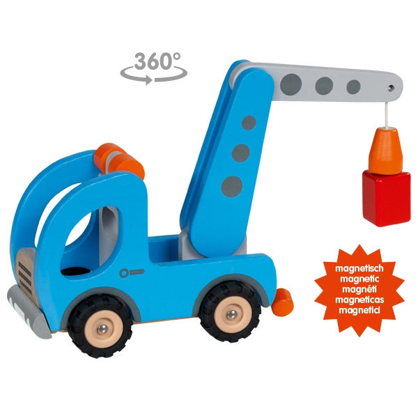 Mobile crane with trailer