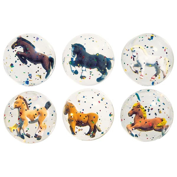 Bouncing ball - 3D horses