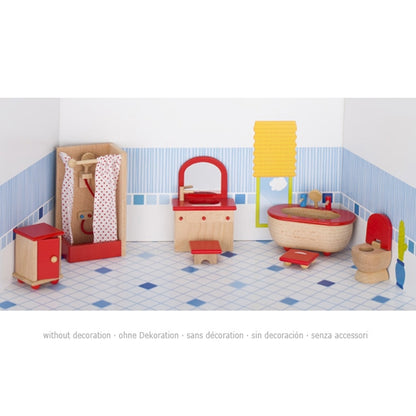 Furniture for flexible puppets, bathroom