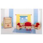 Furniture for flexible puppets, living room