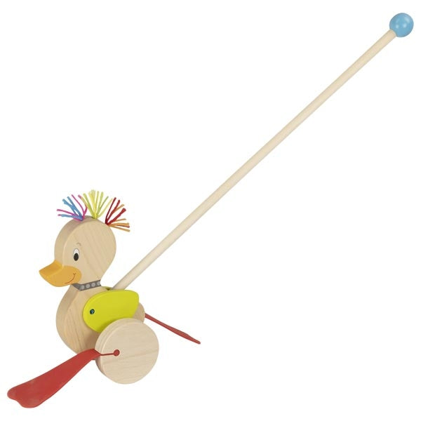Punk-duck, push-along animal