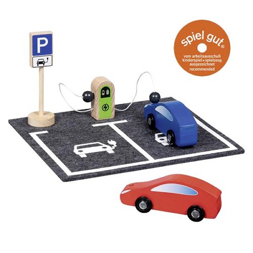 E-charging station PowerLoad, with 2 vehicles