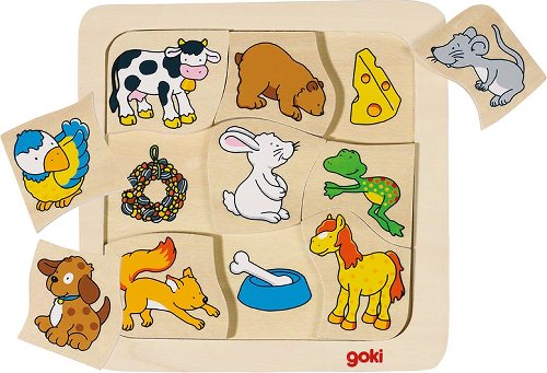 Puzzle, who eats what?
