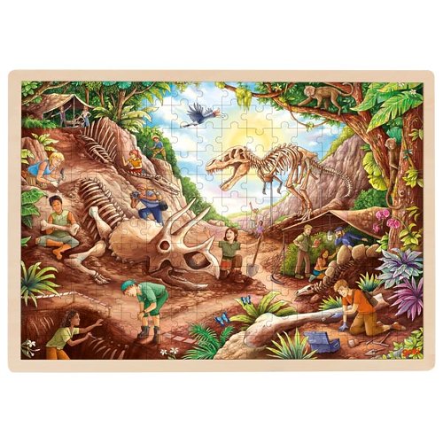 Puzzle - Dinosaur excavation site