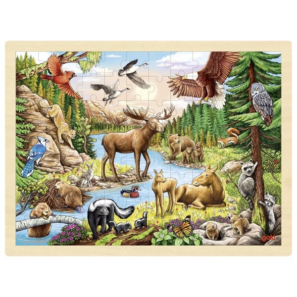 Puzzle north american wilderness