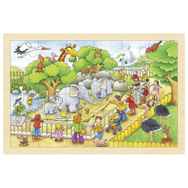 Puzzle visit at the zoo