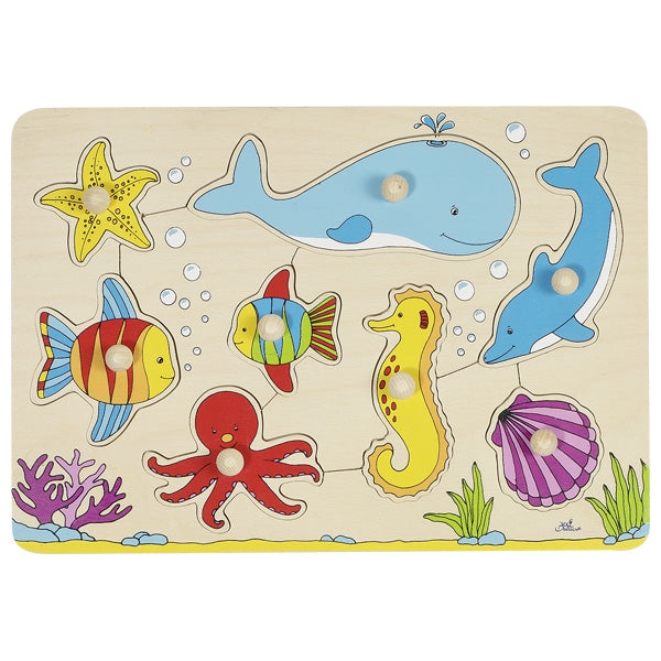 Underwater world, lift-out puzzle