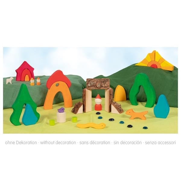 The goki-evolution Building Block Set Magical Dwarf Glade