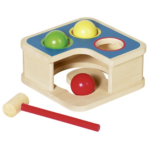 Hammer bench and ball track
