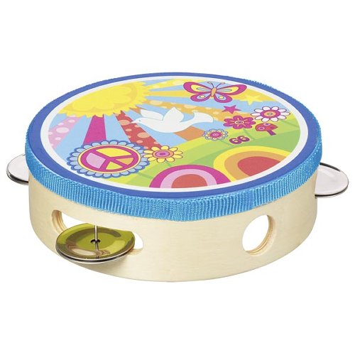 Tambourine with bells Sunshine