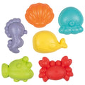 Sand moulds, 6 assorted