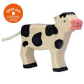 Calf, standing, black