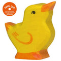 Chick, head raised