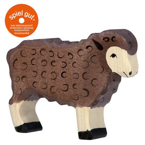 Sheep, standing, black