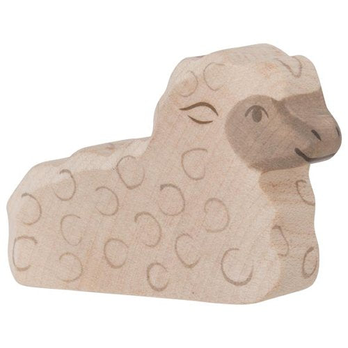 Lamb, lying