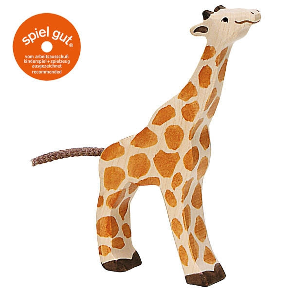Giraffe, small, feeding