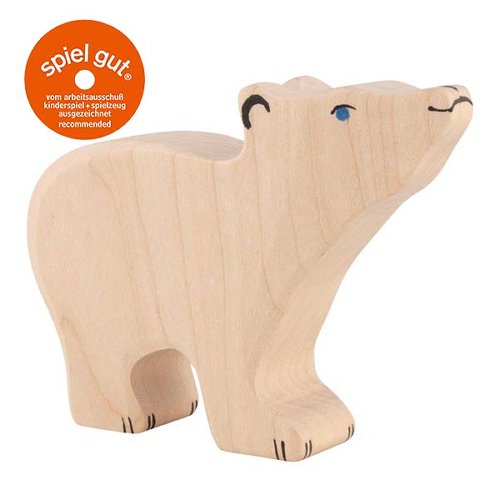 Polar bear, small, head raised
