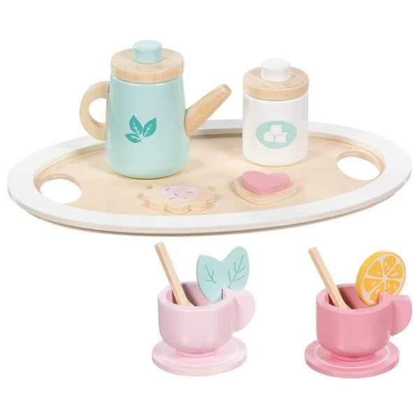 Tea set colourful Teatime