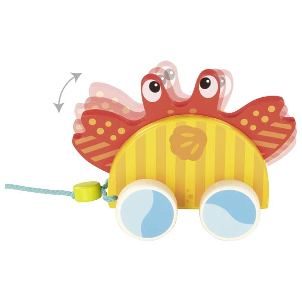Pull-along animal crab