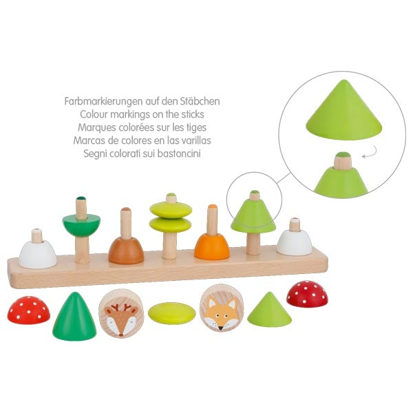 Colour and shape sorting game