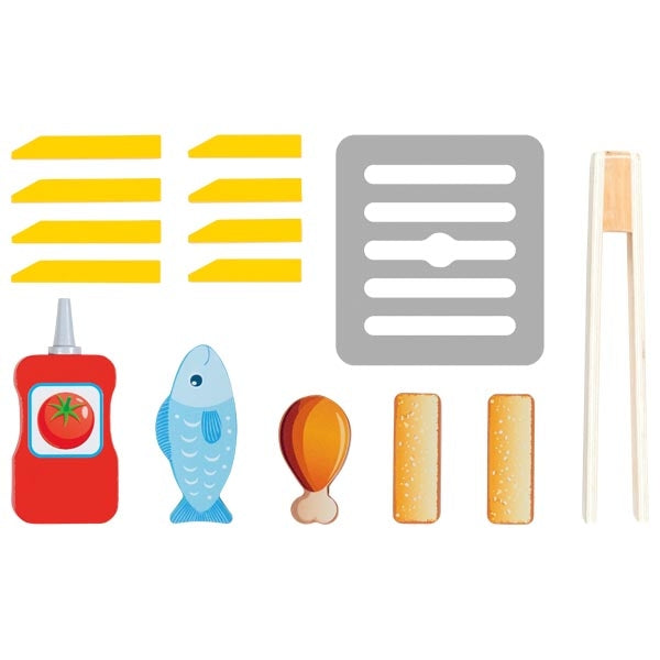 Airfryer with accessories