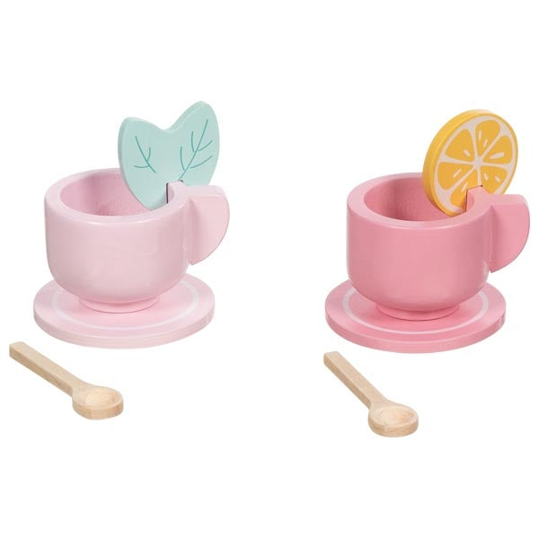 Tea set colourful Teatime