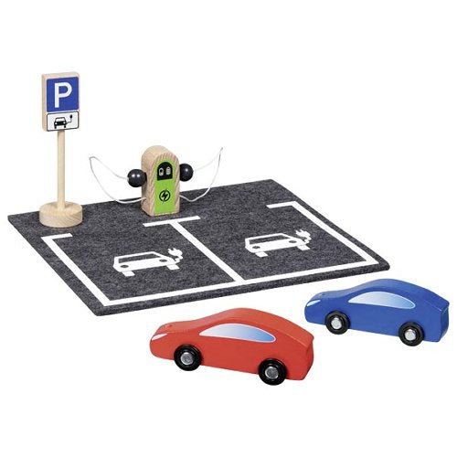 E-charging station PowerLoad, with 2 vehicles