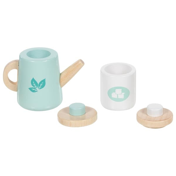 Tea set colourful Teatime