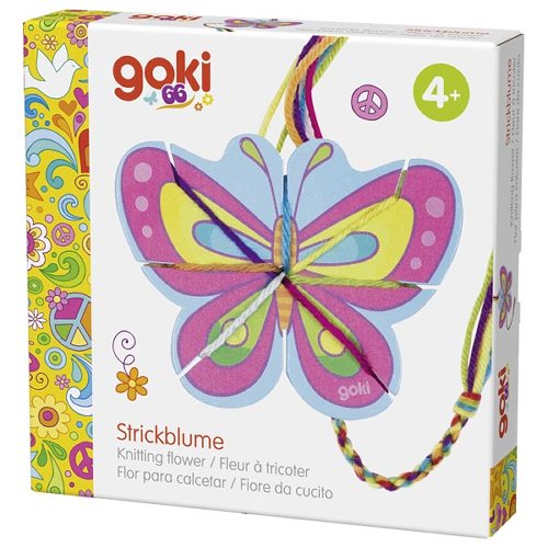 Knitting Flower and Knitting Butterfly