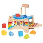 Hammer bench with xylophone and sorting function