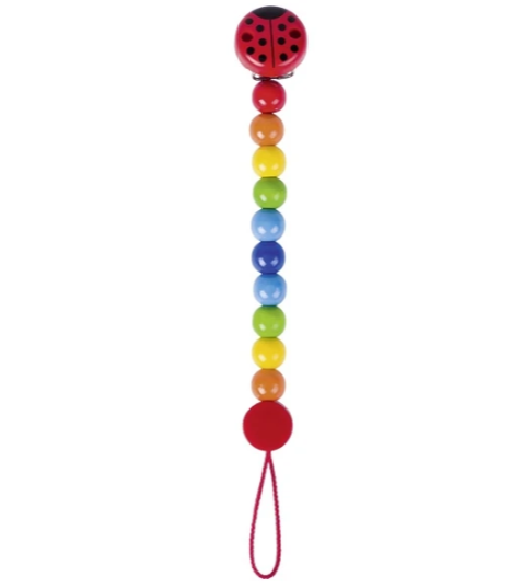 Soother chain ladybird