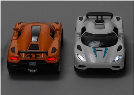 Roadster Momentum, light and sound, die-cast, L= 14 cm