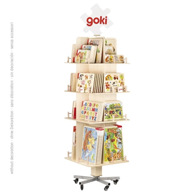 Rotating display for sales, placement for Holztiger products