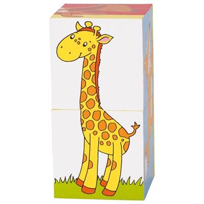 Cube puzzle, animals