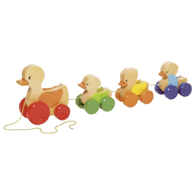 Family duck, pull-along animal