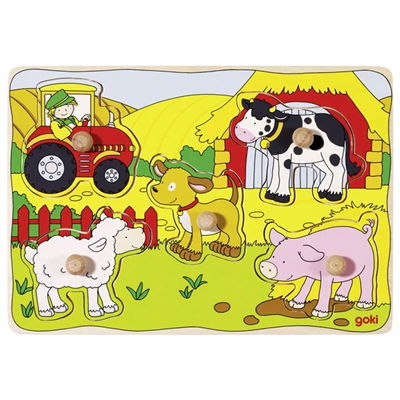 Lift out puzzle, on the farm