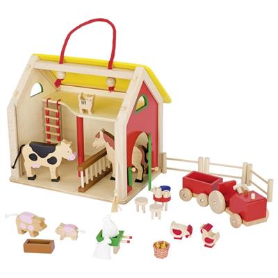 Suitcase Cottage with accessories