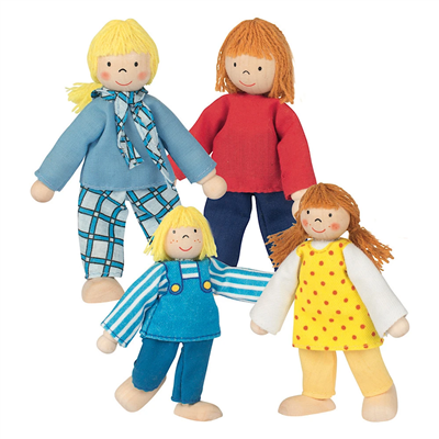 Flexible puppets Young Family