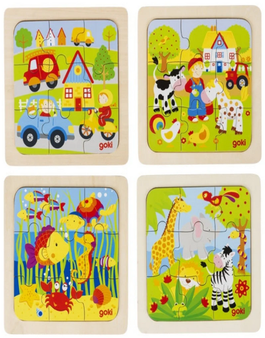 Puzzle farm, sealife,...