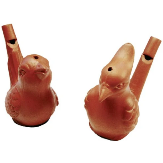 Chirping bird water whistles