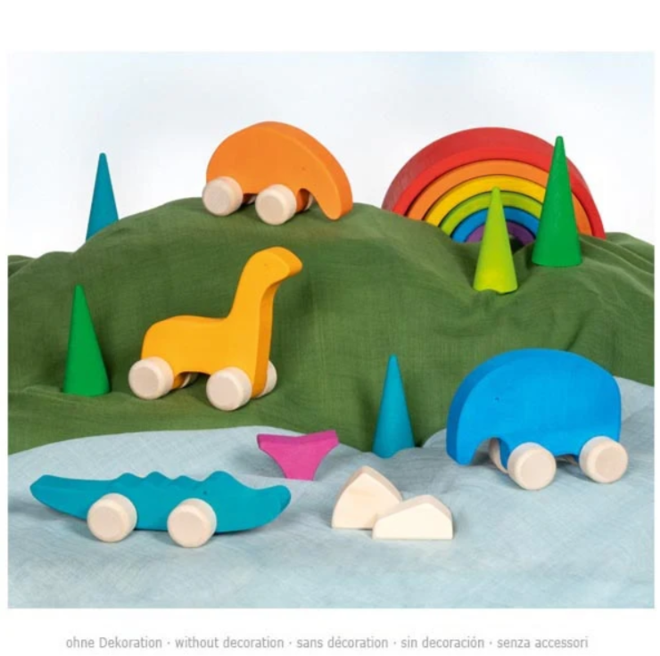 Push-along animals, good friends
