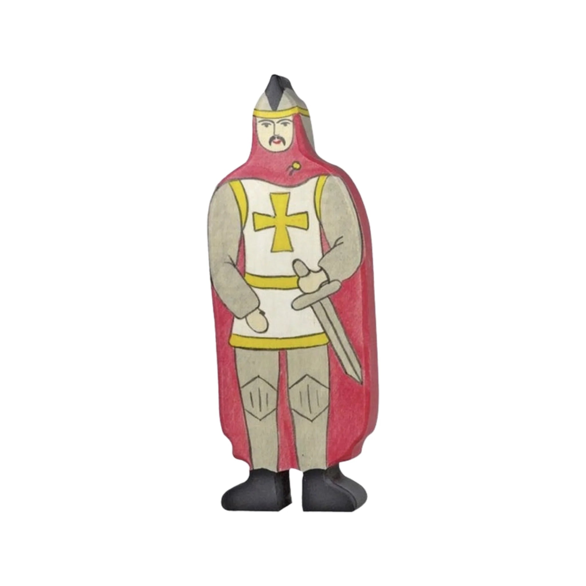 Knight with red cloak