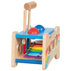 Hammer bench with xylophone and sorting function